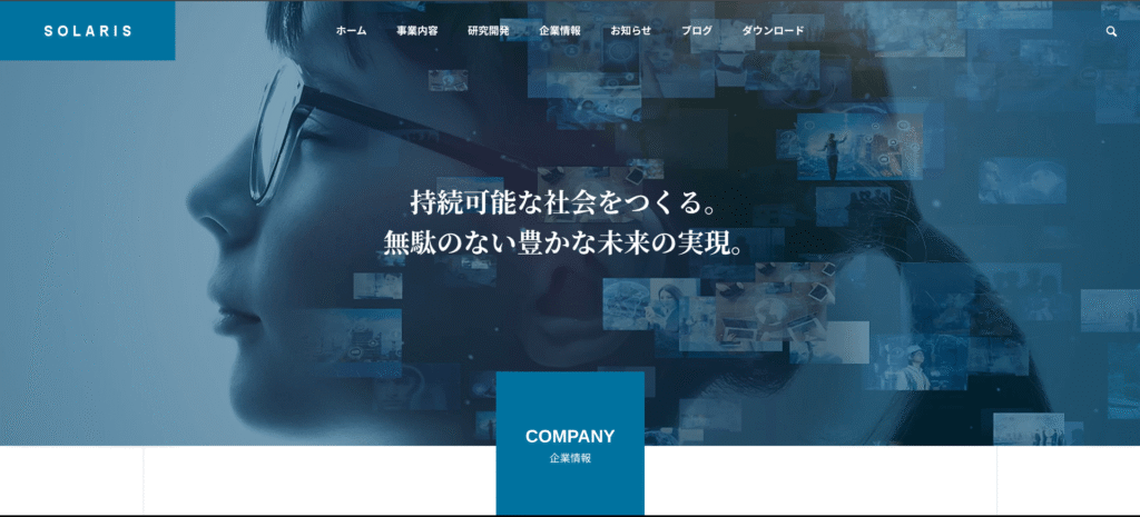TCDテーマSOLARISデモサイトより引用
